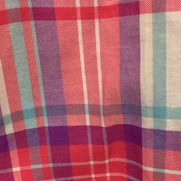 Talbot’s FLANNEL MODERN CLASSIC PLAID SHIRT. NWT SIZE M - Picture 4 of 10